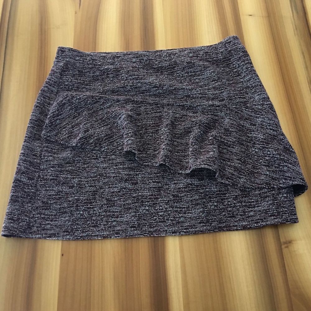 Loft Spacedye Ruffle Skirt, size XXL